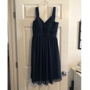 AZAZIE navy blue bridesmaid dress